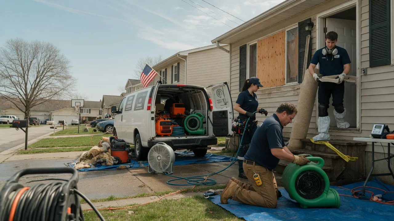 Water Damage Restoration in Varina, IA near me